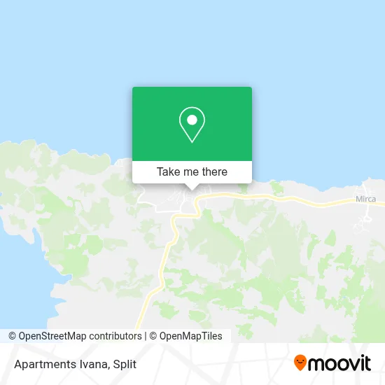 Apartments Ivana map