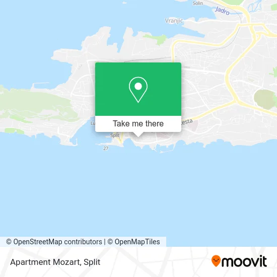 Apartment Mozart map
