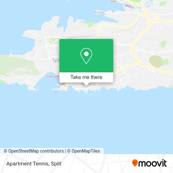 Apartment Tennis map