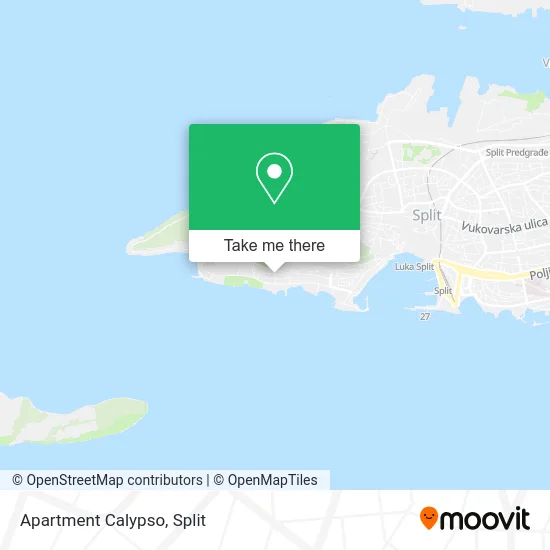 Apartment Calypso map