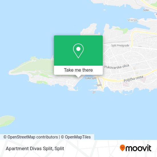 Apartment Divas Split map