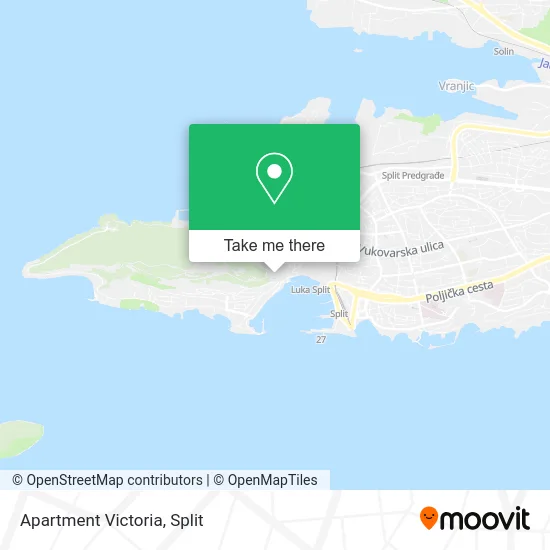 Apartment Victoria map