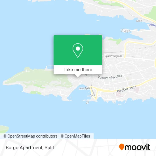 Borgo Apartment map