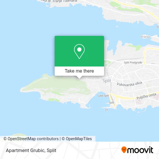 Apartment Grubic map