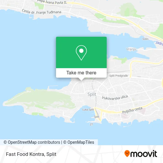 Fast Food Kontra map