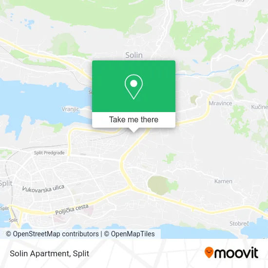 Solin Apartment map
