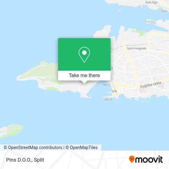 Pins D.O.O. map