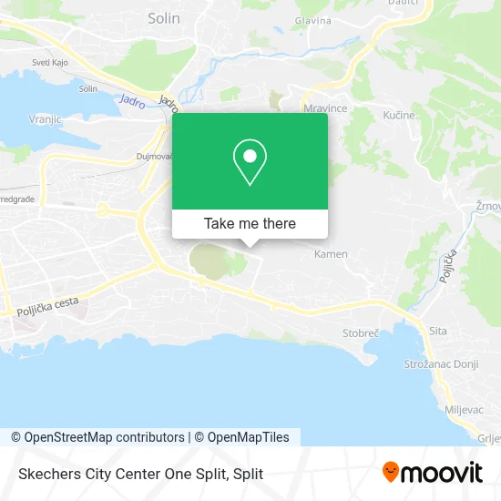 Skechers City Center One Split map