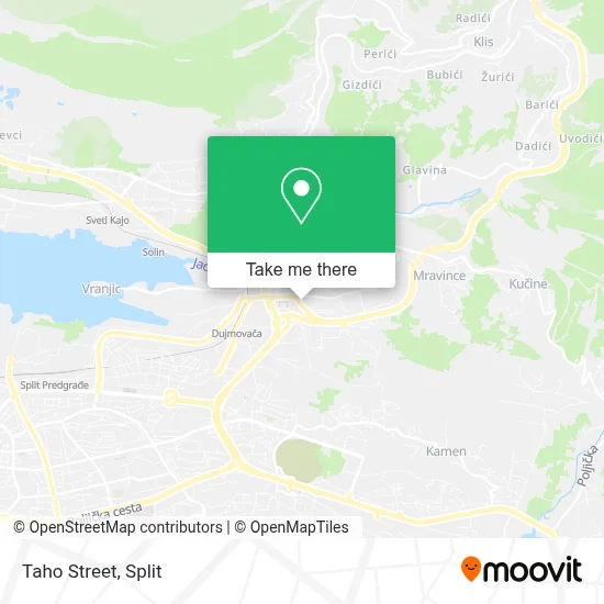 Taho Street map