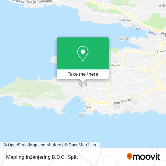Mepling-Inženjering D.O.O. map