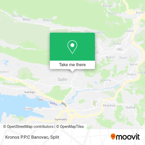 Kronos P.P.C Banovac map