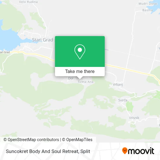 Suncokret Body And Soul Retreat map