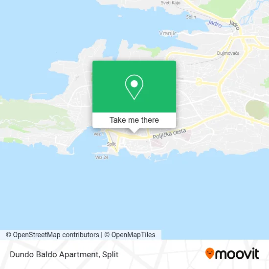 Dundo Baldo Apartment map