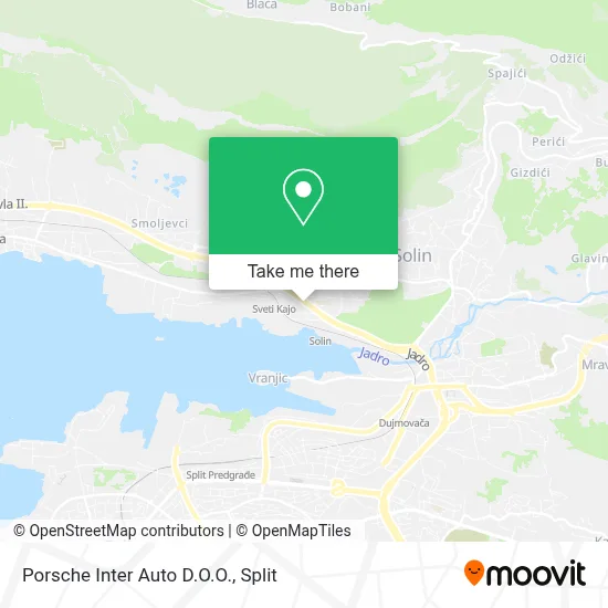 Porsche Inter Auto D.O.O. map