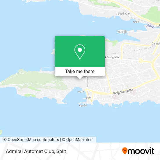 Admiral Automat Club map