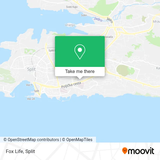Fox Life map