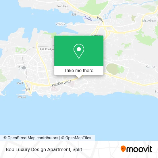 Bob Luxury Design Apartment map