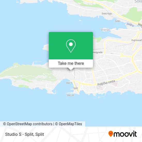 Studio S - Split map