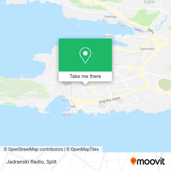 Jadranski Radio map