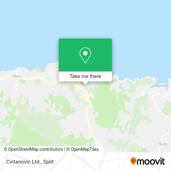 Cvitanovic Ltd. map