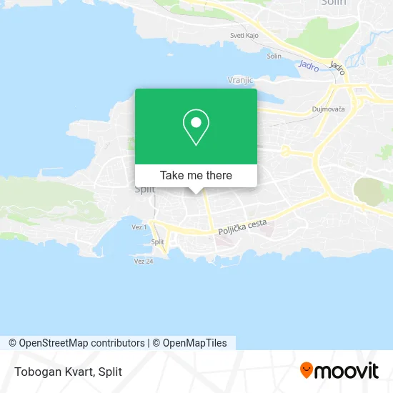 Tobogan Kvart map