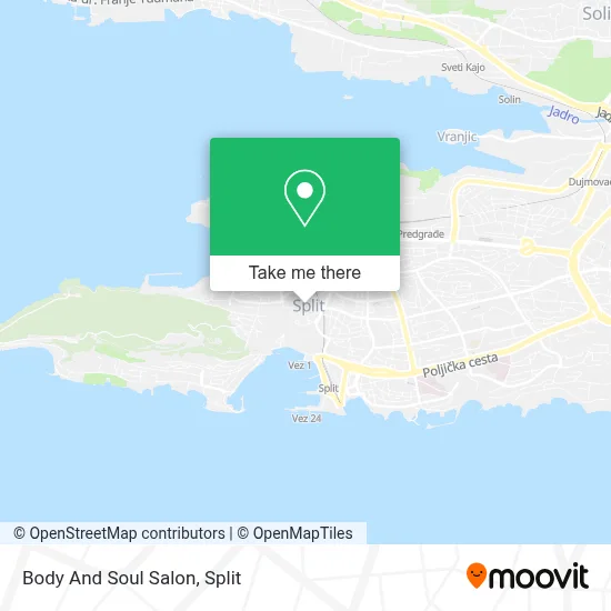 Body And Soul Salon map