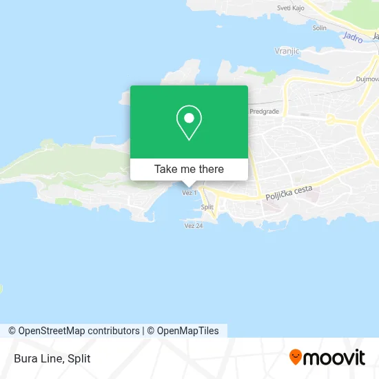 Bura Line map