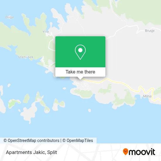 Apartments Jakic map