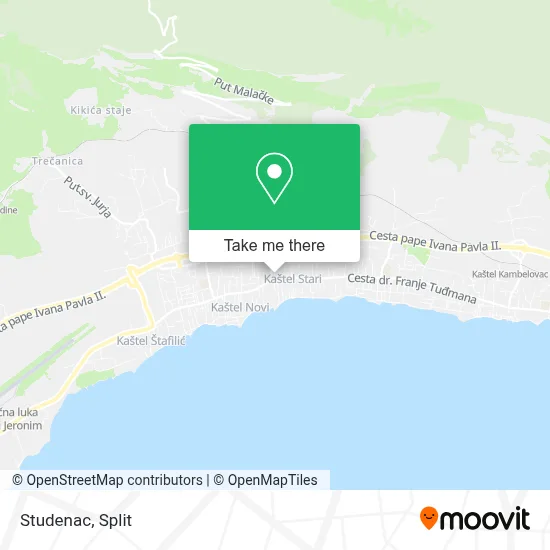 Studenac map