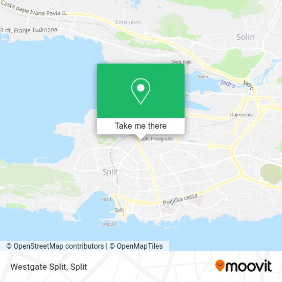 Westgate Split map