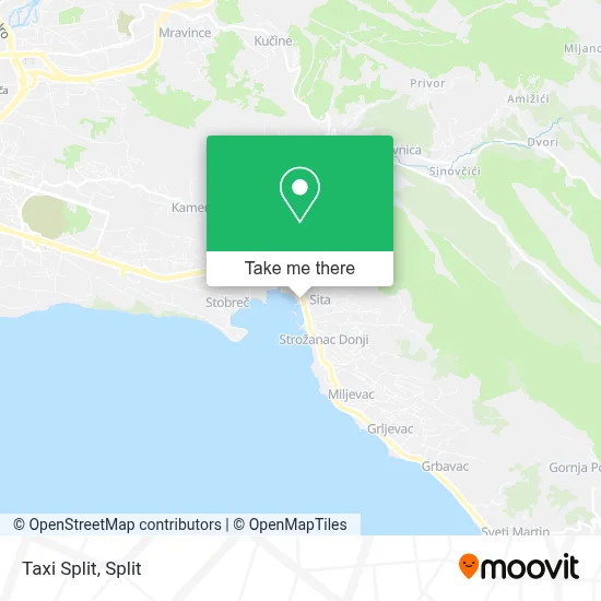Taxi Split map