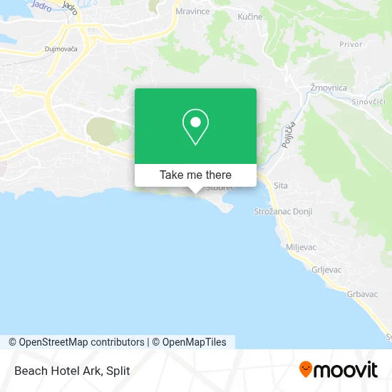 Beach Hotel Ark map