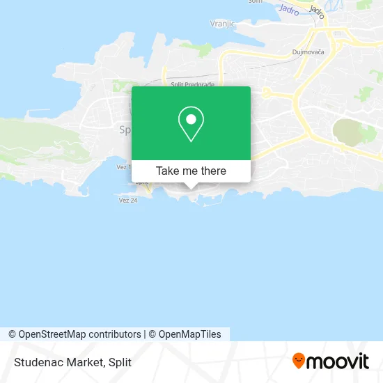 Studenac Market map