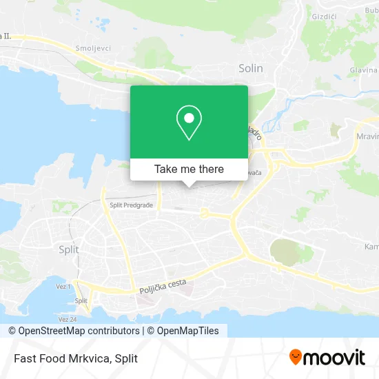 Fast Food Mrkvica map