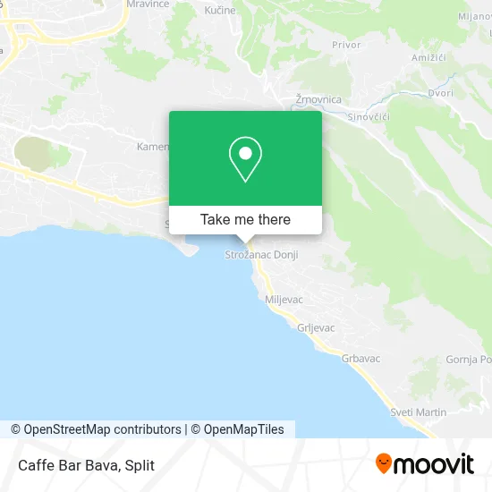 Caffe Bar Bava map