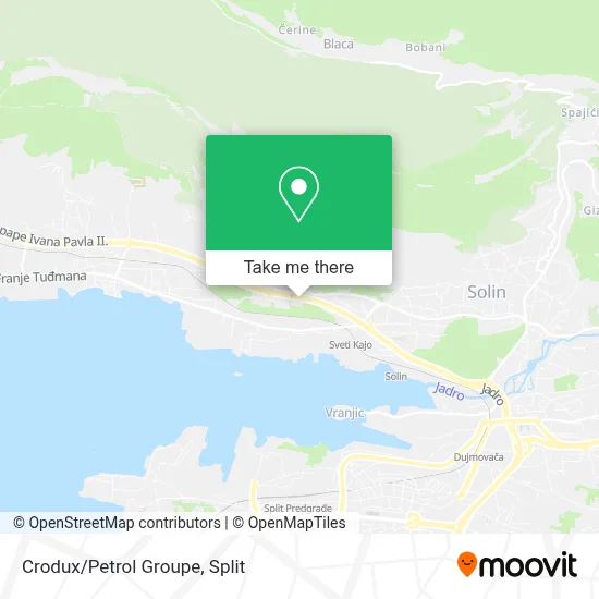Crodux/Petrol Groupe map