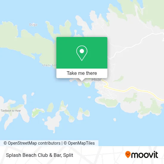 Splash Beach Club & Bar map
