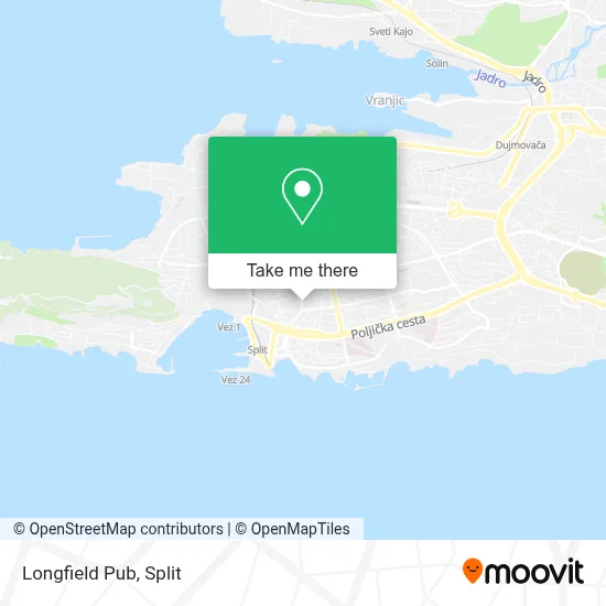 Longfield Pub map