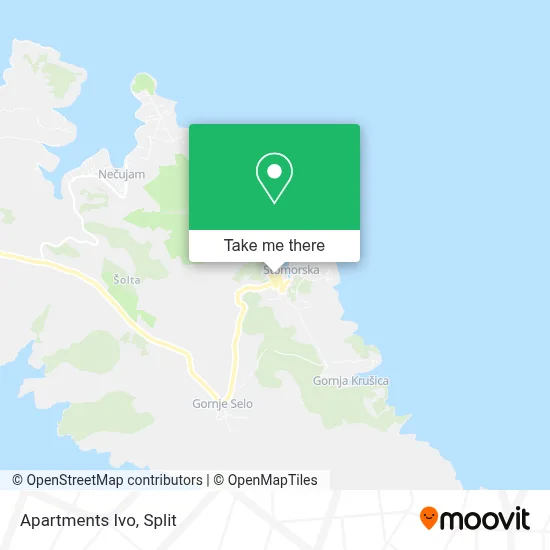 Apartments Ivo map