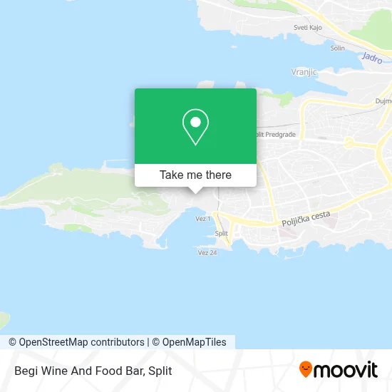 Begi Wine And Food Bar map