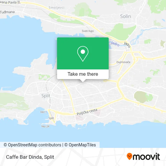 Caffe Bar Dinda map