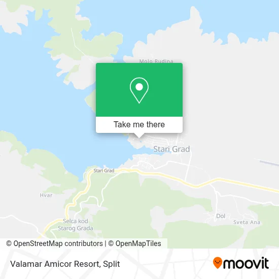 Valamar Amicor Resort map