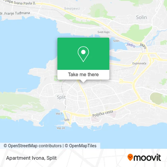 Apartment Ivona map