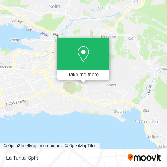 La Turka map