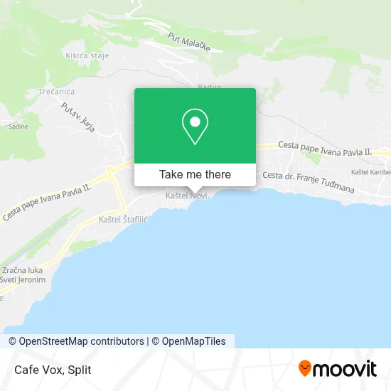 Cafe Vox map