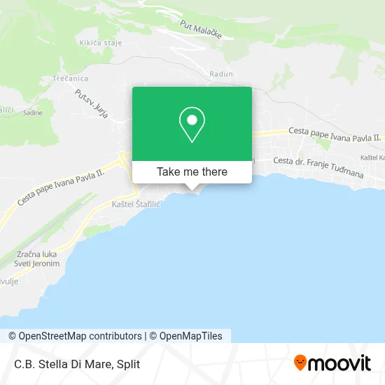 C.B. Stella Di Mare map