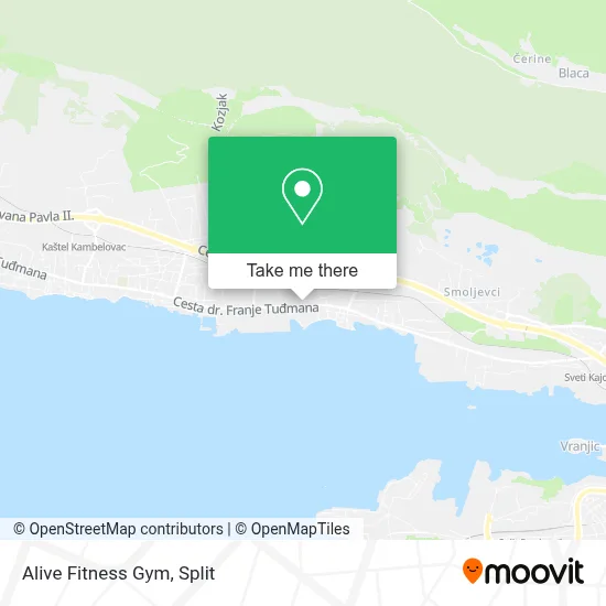 Alive Fitness Gym map