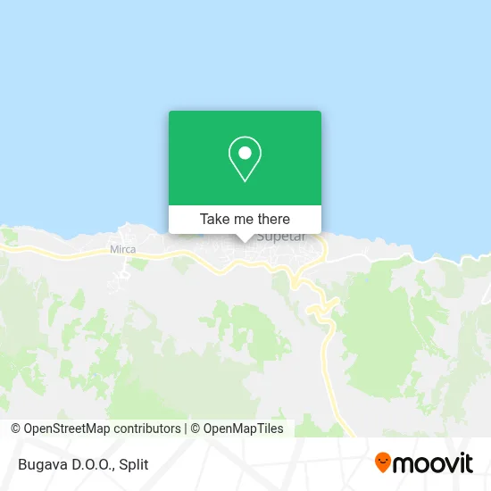 Bugava D.O.O. map