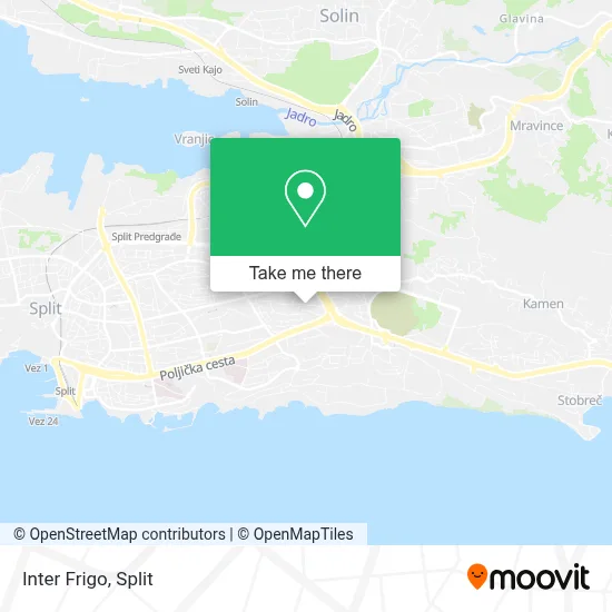 Inter Frigo map