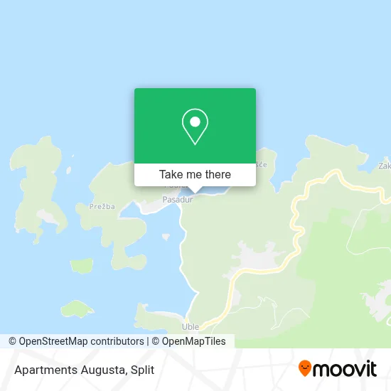 Apartments Augusta map